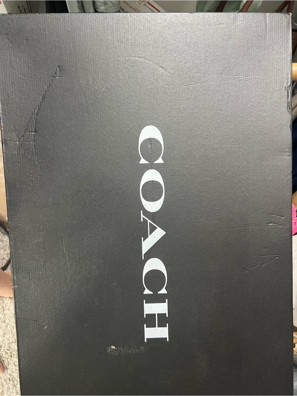 Coach Boots in Deep Brown with Gold Hardware